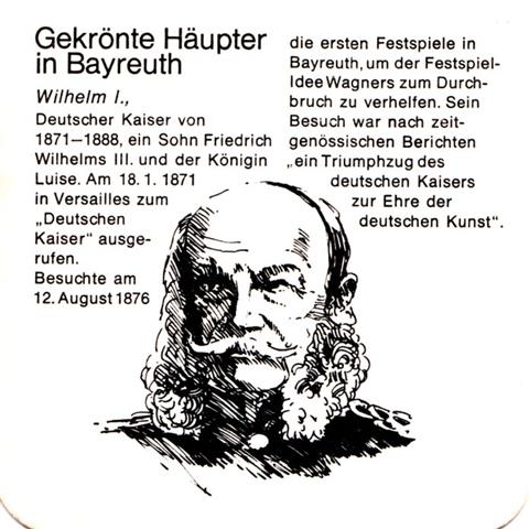 bayreuth bt-by aktien quad 1b (180-gekrnte-wilhelm I-schwarz)